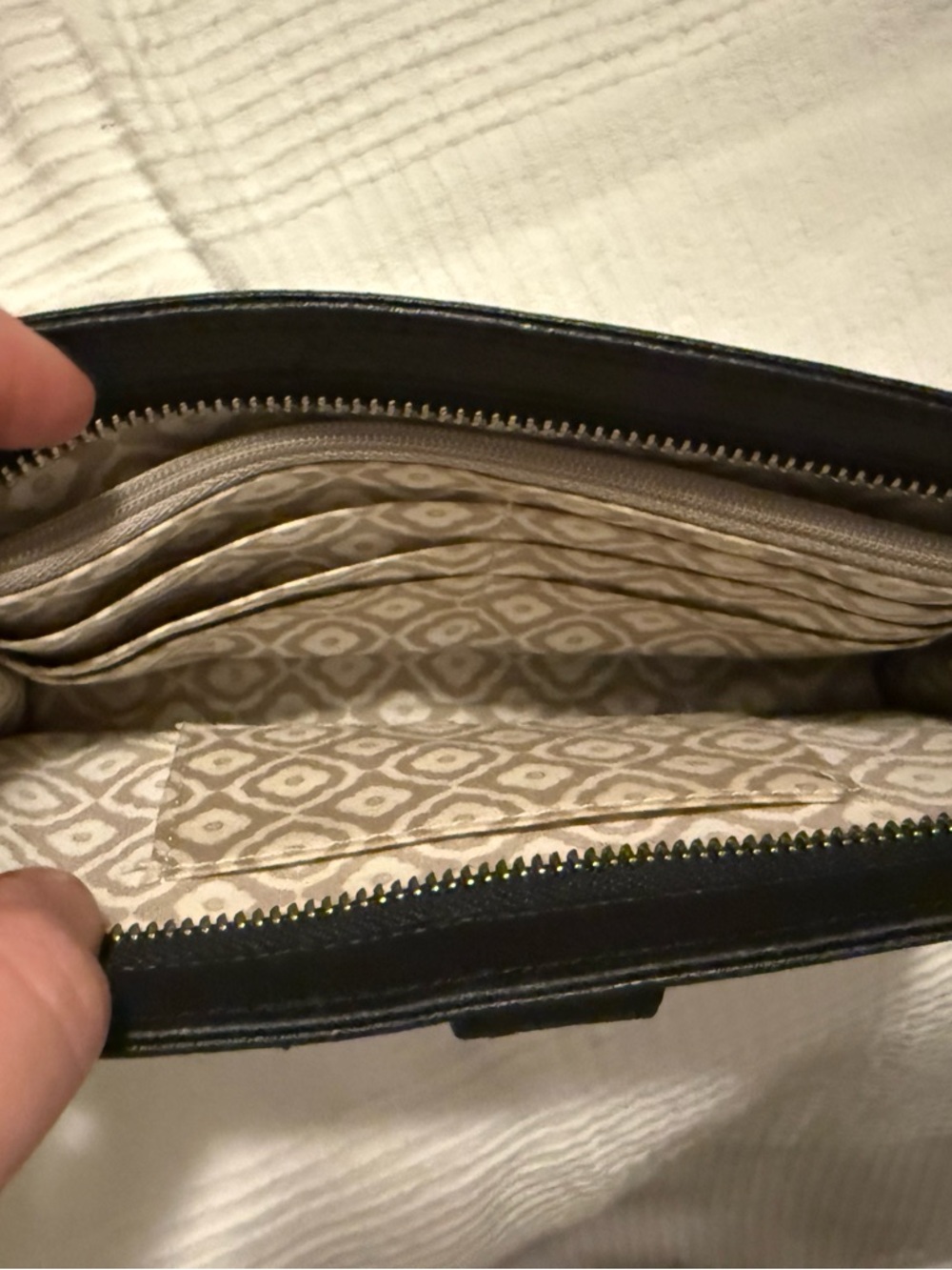 Brighton Black Studded Crossbody Wallet - Picture 4 of 7